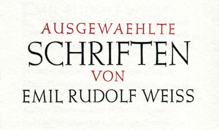 German Title of Weiss Book